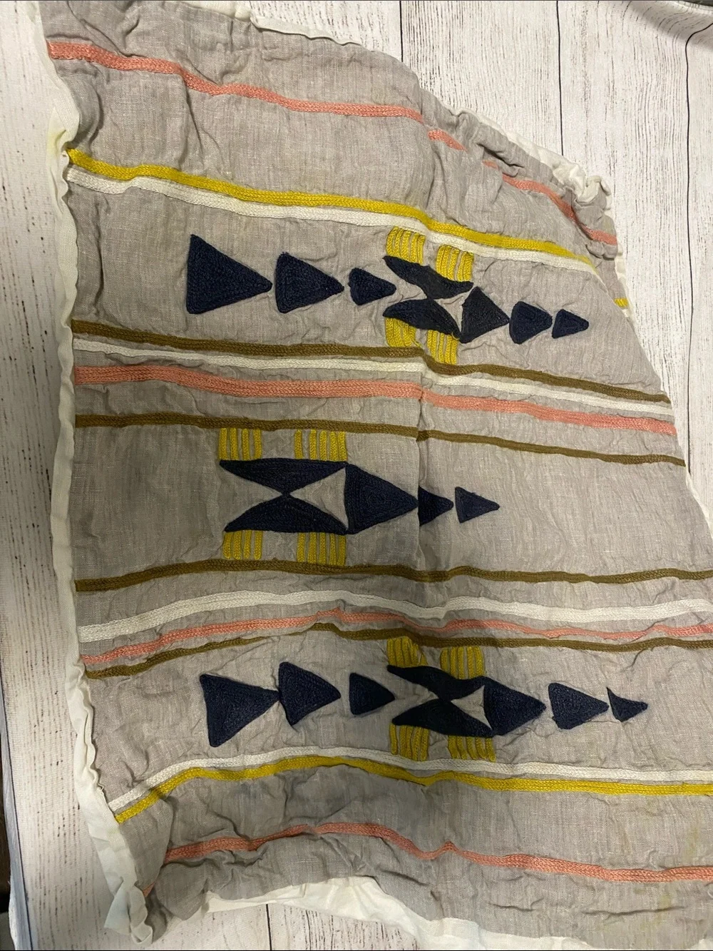 RARE Anthropologie Isleta King Size Duvet Cover, Pillow Sham, Bed Skirt Set